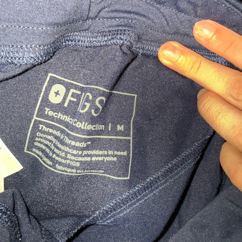 Figs Wide Leg Pants - Navy Blue